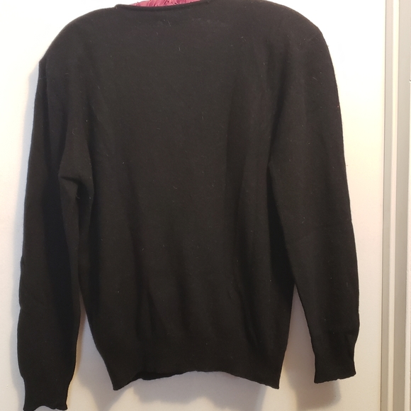 Nordstrom lambswool/angora V-neck - L - Picture 3 of 6